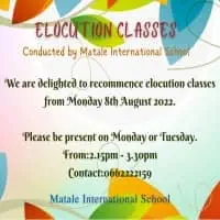 Elocution Classes - Matale