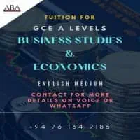 G.C.E. A/L Business Studies and Economics
