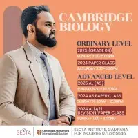 Private Tutoring for Biology, Cambridge and Edexcel Syllabusesmt1