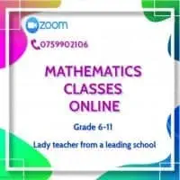 Zoom Online Classes Mathematics Grade 6-11