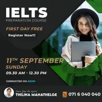 IELTS Trainer සහ කථනය ඉංග්‍රීසි Tutor