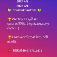 Combined Maths - Theory - Sinhala medium