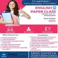 English Classes - Zoom Online - Grades 6, 7, 8, 9, 10, 11mt2
