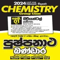 උ/පෙ රසායන විද්‍යාව - පුණරීක්ෂන, පන්ති සිද්ධාන්ත