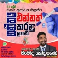 6-11 grades Mathematics in Sinhala medium