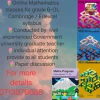 6-11 ශ්‍රේණි සඳහා ගණිතය උපකාරක පන්ති - දේශීය / කේම්බ්‍රිජ් / එඩෙක්සෙල්