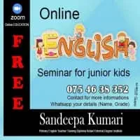 ශ්‍රේණිය 1 සිට 6 - ඉංග්‍රීසි පන්තිmt2