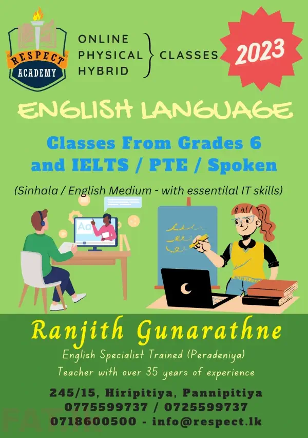 English Language - Reading, Writing, Listening, Speaking