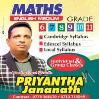 Mathematics - Sinhala and English Medium - Grade 6-11