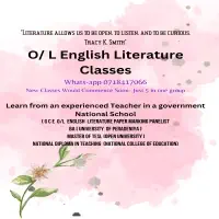 G C E O/L English Literature & English Classes in Kandymt2