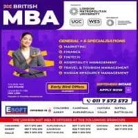 British MBA in Finance - ESoft Metro Campus