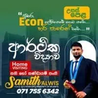 A/L Economics Individual or Group Classes - Sinhala Medium