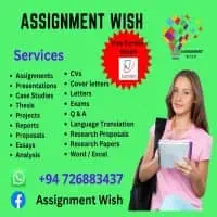Thesis Writing Service / All Subject Assignment Help / Research Proposals