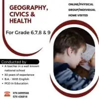 Geography, Civics and Health - Grades 6, 7, 8, 9