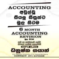 Accounting Classes - Dhanushka Gayan
