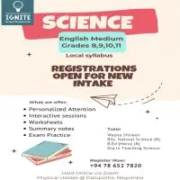 English medium Science classes Grade 6 to Grade 11mt2