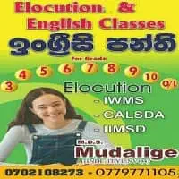 Elocution and English Classes - Grades 1 to O/L