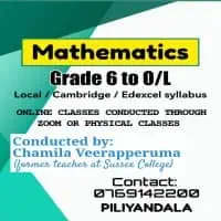 Grade 6-11 Mathematics - Local / Cambridge / Edexcel Syllabus
