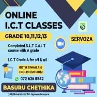 Online I.C.T. Classes - Grade 10, 11, 12, 13