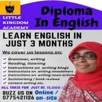 Diploma in English - Learn English in 3 months