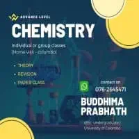 A/L Chemistry - Buddhima Prabhath