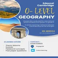 O-level Geography Tuition Classes Edexcel and Cambridge