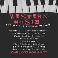 Western music classes - Sinhala and English medium - Grade 6-11