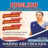 English Literature and English Language