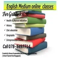 English medium online classes for grades 9, 10, 11