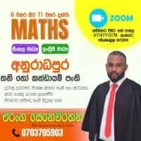 ශ්‍රේණිය 6-11 - ගණිතය පන්ති - සිංහල / ඉංග්‍රීසි මාධ්‍යයෙන්