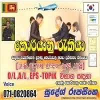 කොරියානු භාෂාව පන්ති - සා/පෙළ, උ/පෙ, EPS - TOPiK