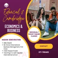 Economics & Business Classes (Edexcel & Cambridge)