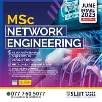 MSc in Network Engineering - SLIIT UNI