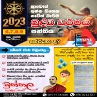 Grade 6-11 Buddhism Classes and Grade 6-8 Sinhala Language and Literature