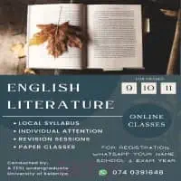 English Literature - Online Classes