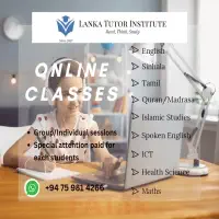 Online Classes via Zoom sessions Grade 01 - Grade 11