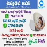 English, Sinhala, Maths, ENV Classes - Online