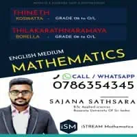 English medium Mathematics - Grade 6 to O/L