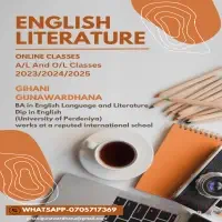 Classes for English Literature O/L and A/L