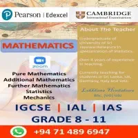 Grade 9 - 11 Maths and A/L Combined Maths - Individual / Group - English Mediummt2