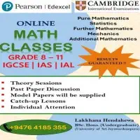 Grade 9 - 11 Maths and A/L Combined Maths - Individual / Group - English Mediummt3