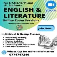 English Literature and English Language - Online