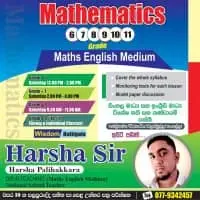 Grade 6 to Grade 11 Mathematics - Sinhala and English Medium