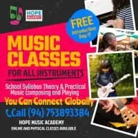 Online Music Classes - A/L, O/L