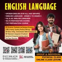 Spoken English / English Language & O/L - A/L English Languagemt3