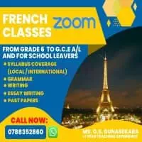 Grade 6 To GCE A/L French (Individual and Group Classes)