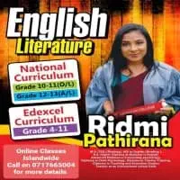 English Literature Classes - National / Edexcel Curriculummt2