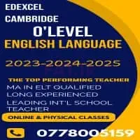 London o level English classes