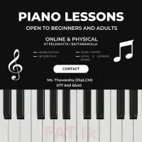 Piano Classes (Western Music) in Pelawatta / Battaramulla