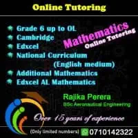 Online Mathematics Tutoring - National, Edexcel, Cambridge